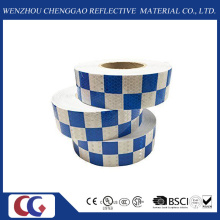 Azul blanco alto cuadrado reflexivo de las cintas hecho en la fábrica de China